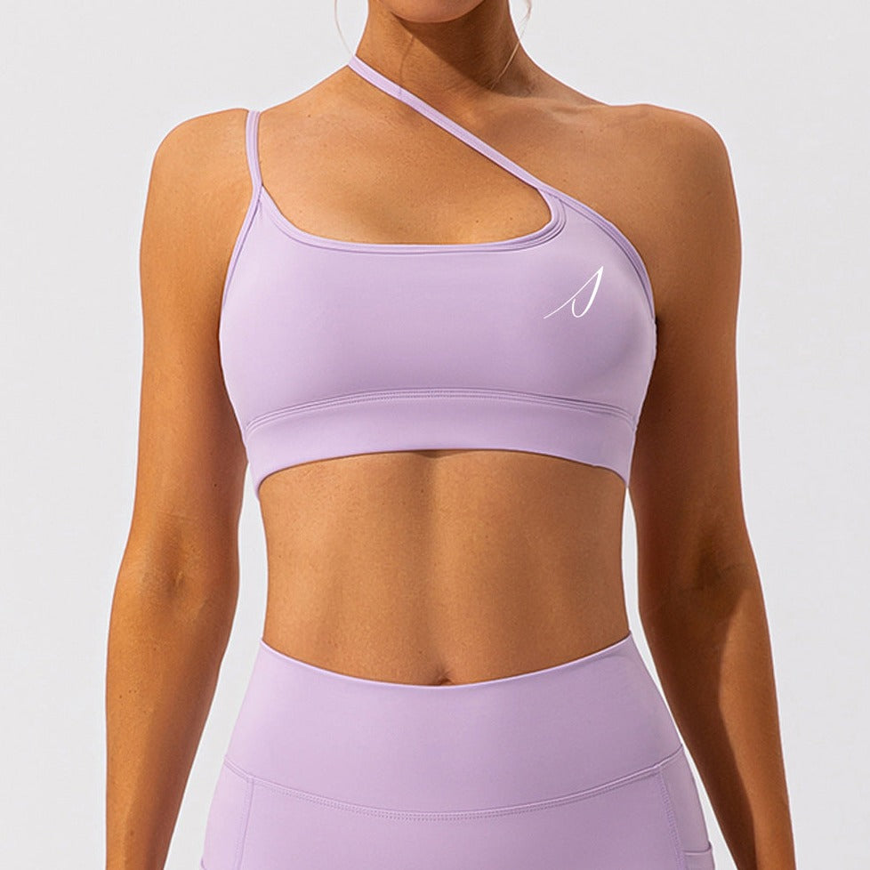 Women's Scoop Neck Sports Bra Medium Support Zipper Solid Color Light  Purple Green Spandex Yoga Fitness Gym Workout Sports Bra Sport Activewear  Breath